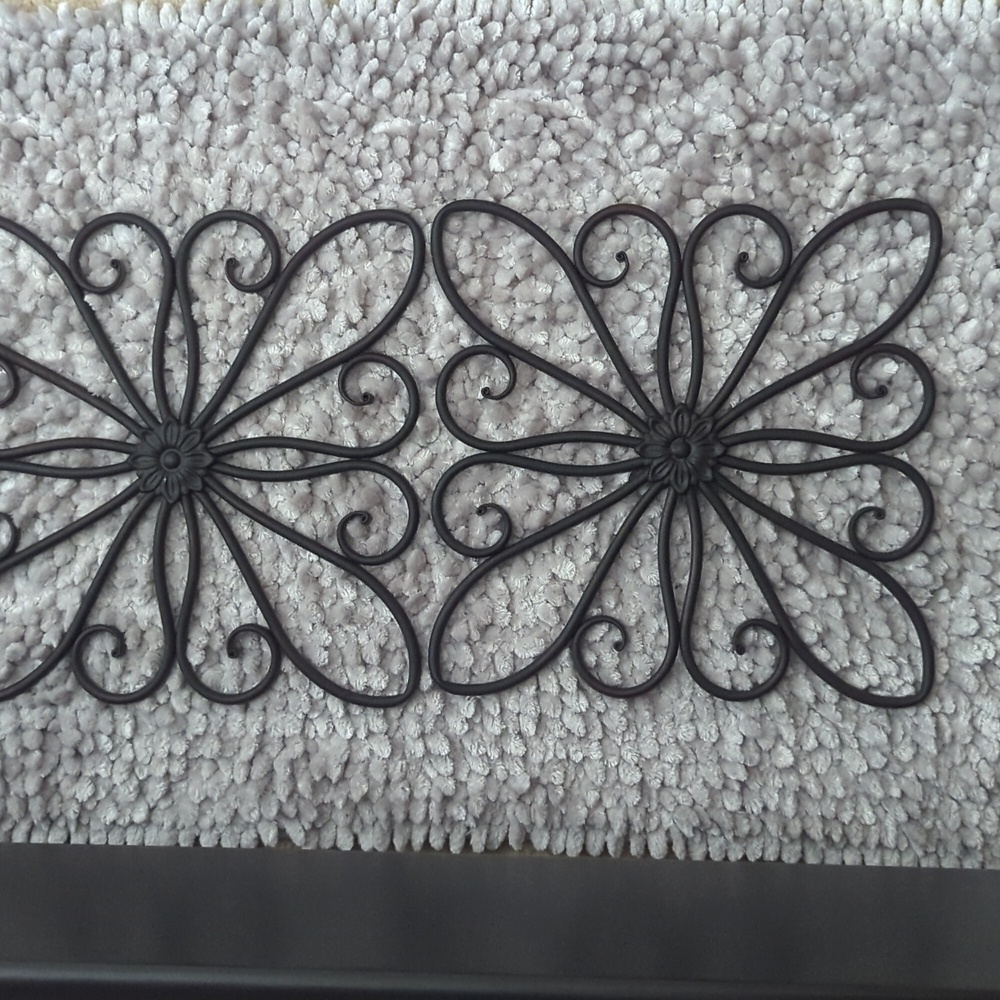 Wrought iron wall art set GrYS